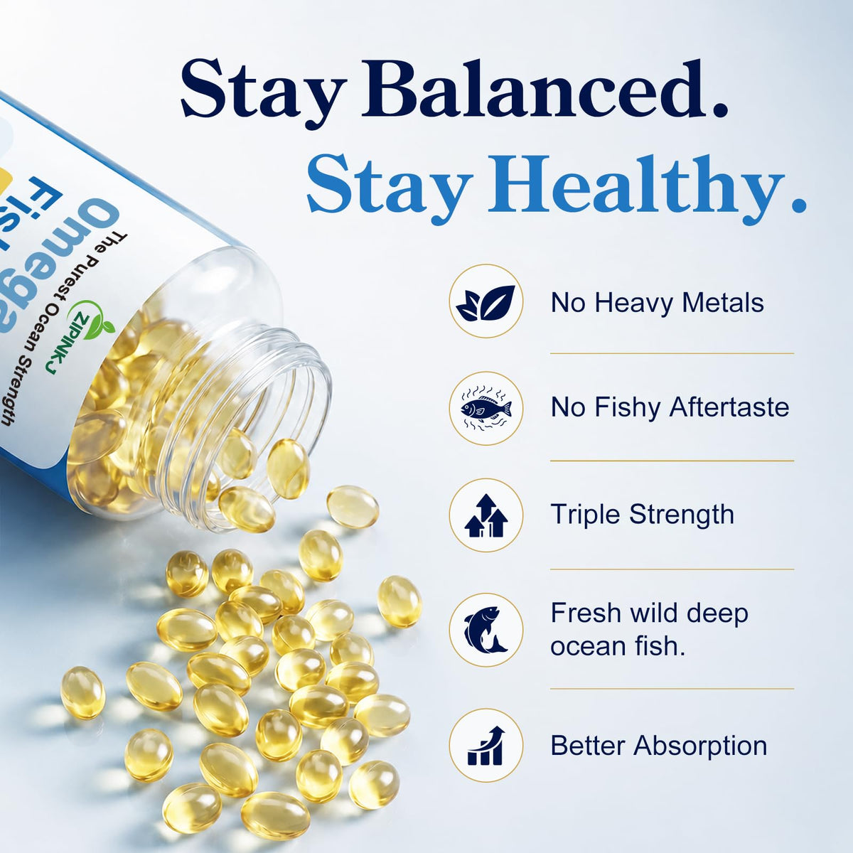 Omega-3 Fish Oil 4200mg Mini Softgels T2291