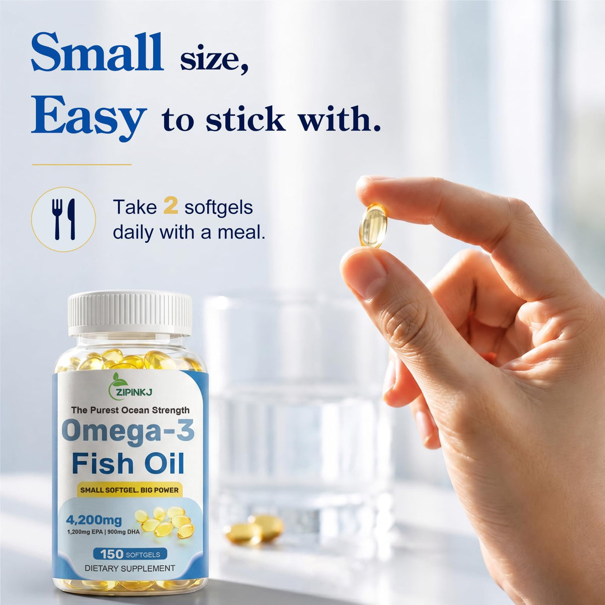 Omega-3 Fish Oil 4200mg Mini Softgels T2291