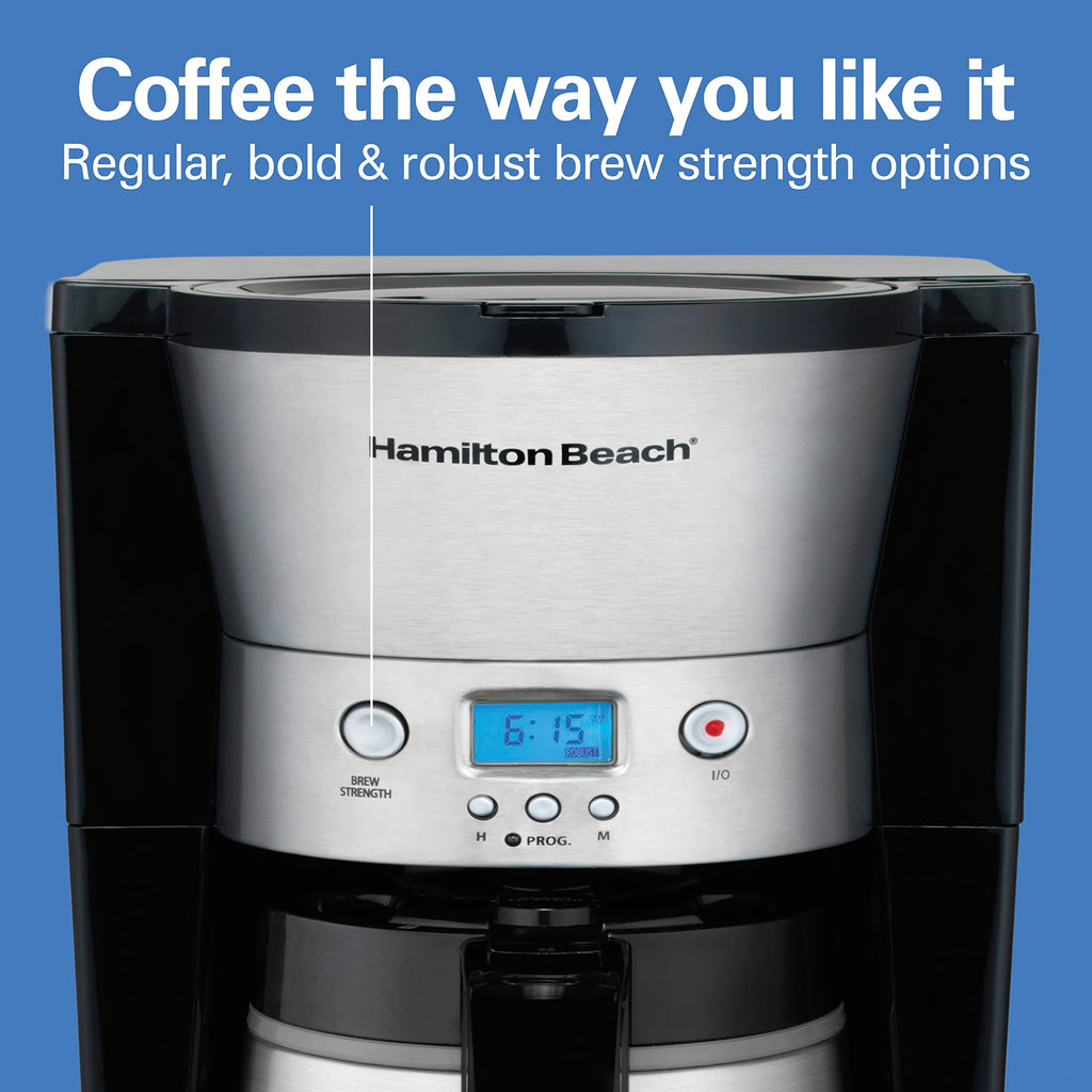 Programmable Drip Coffee Maker with 10 Cup Thermal Carafe K799518