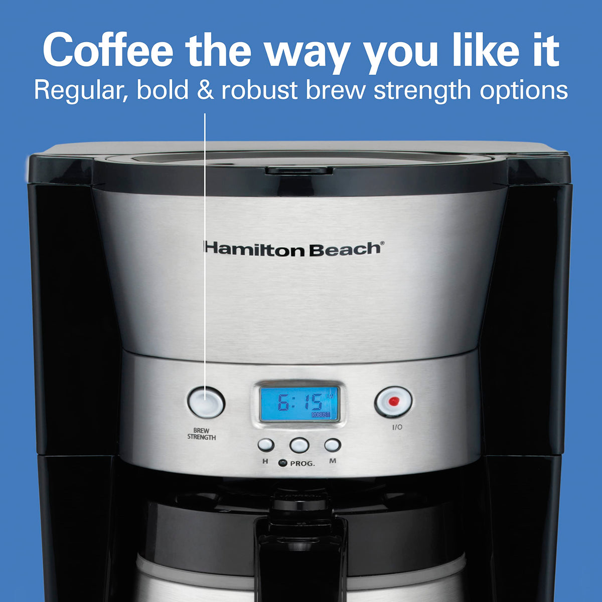 Programmable Drip Coffee Maker with 10 Cup Thermal Carafe K799518