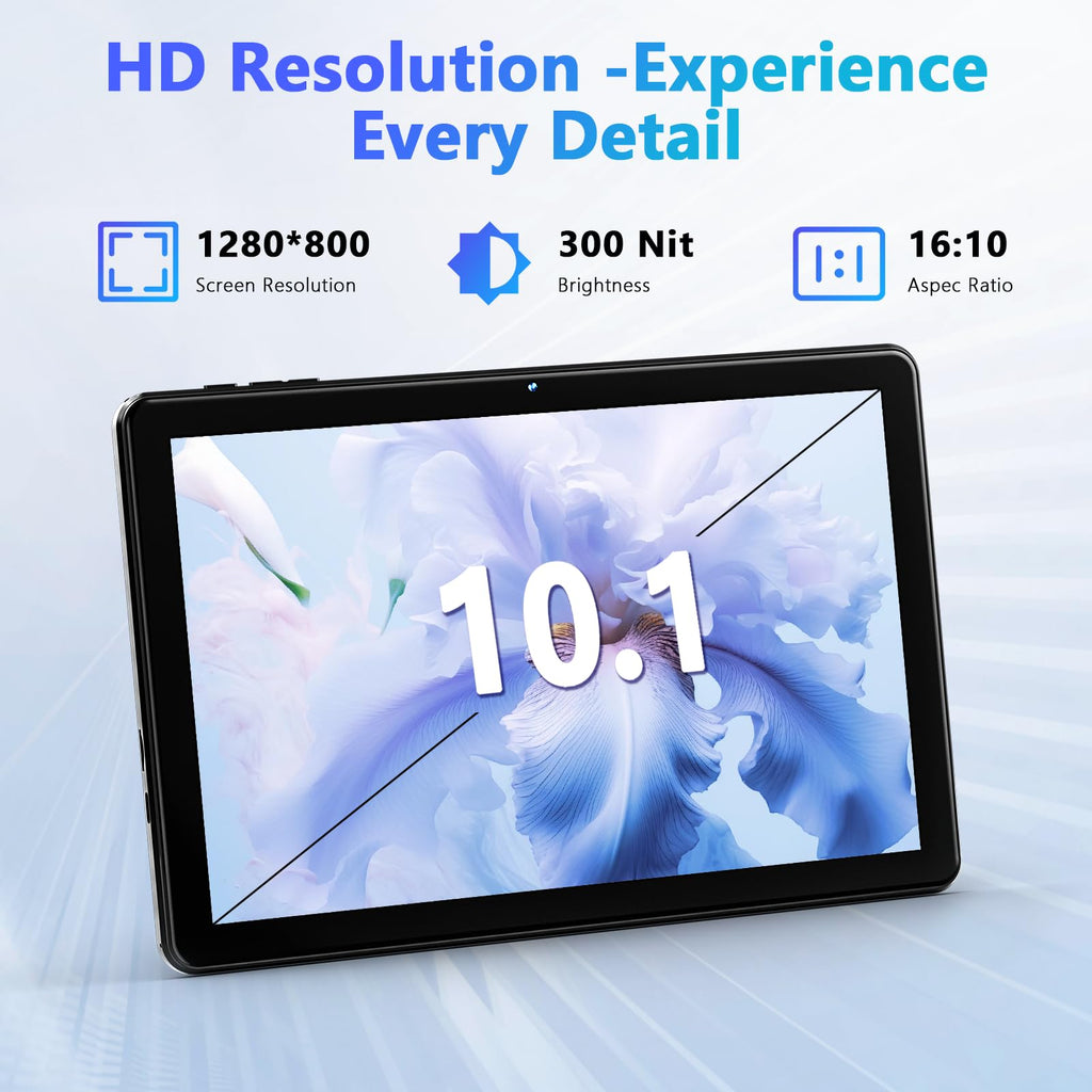 Android 16 Tablet 10 Inch with Case, 26GB RAM 128GB ROM F600