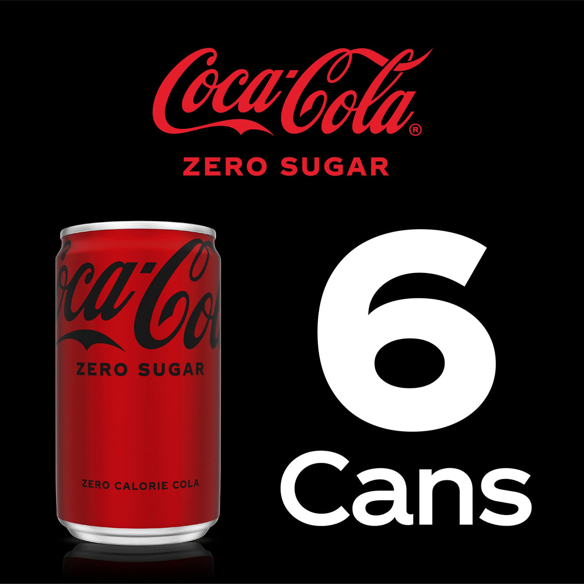 Coke Zero Sugar Mini-Can 7.5 fl oz 12 Pack R4089