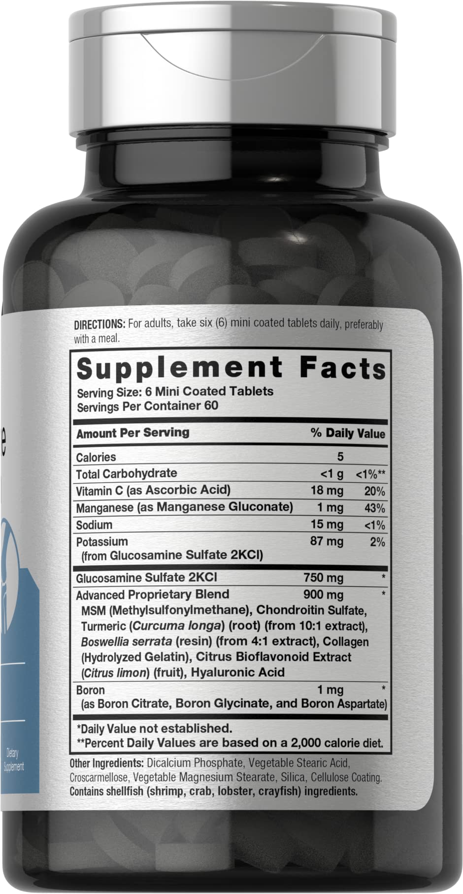 Glucosamine Chondroitin MSM Turmeric 360 Tablets J816917