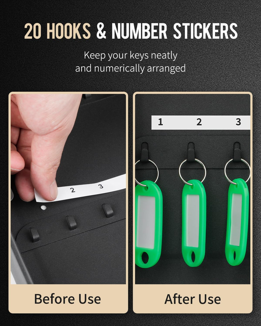 Steel Key Cabinet with Combination Lock S6083