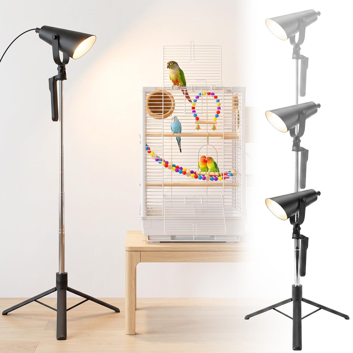 Bird Light with Adjustable Tripod Stand X146440