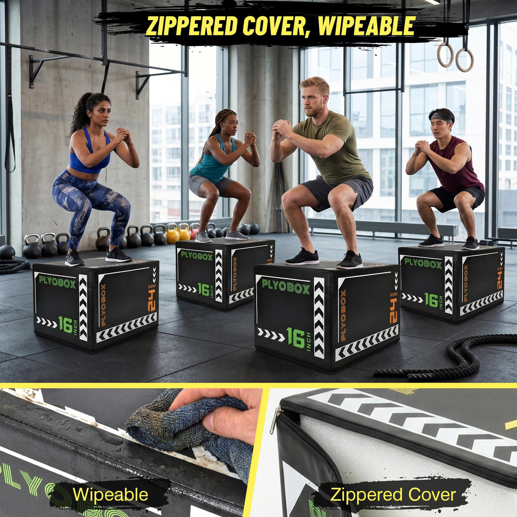 3-in-1 Foam Plyometric Jump Box C9814