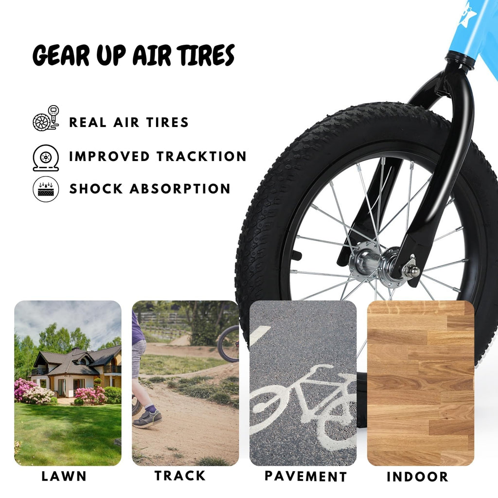 14 Inch Balance Bike with Rubber Air Tires B202