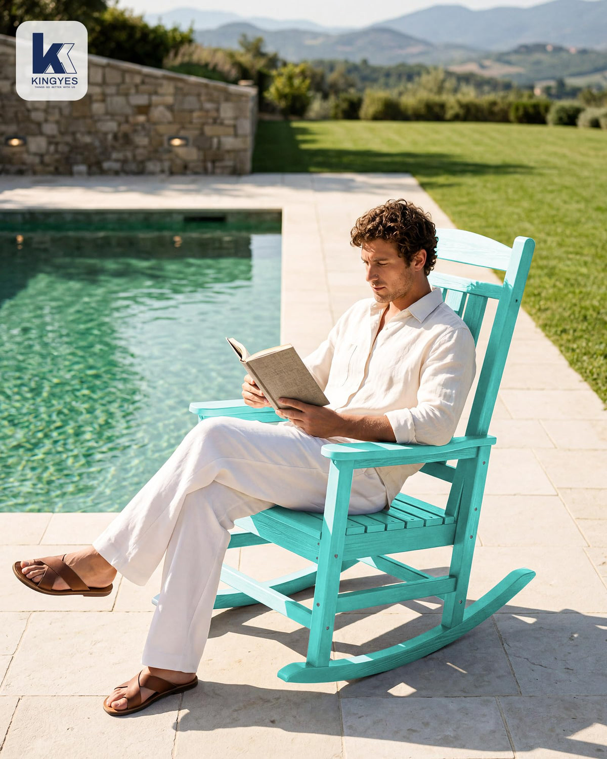 Oversized Outdoor Rocking Chair M14892