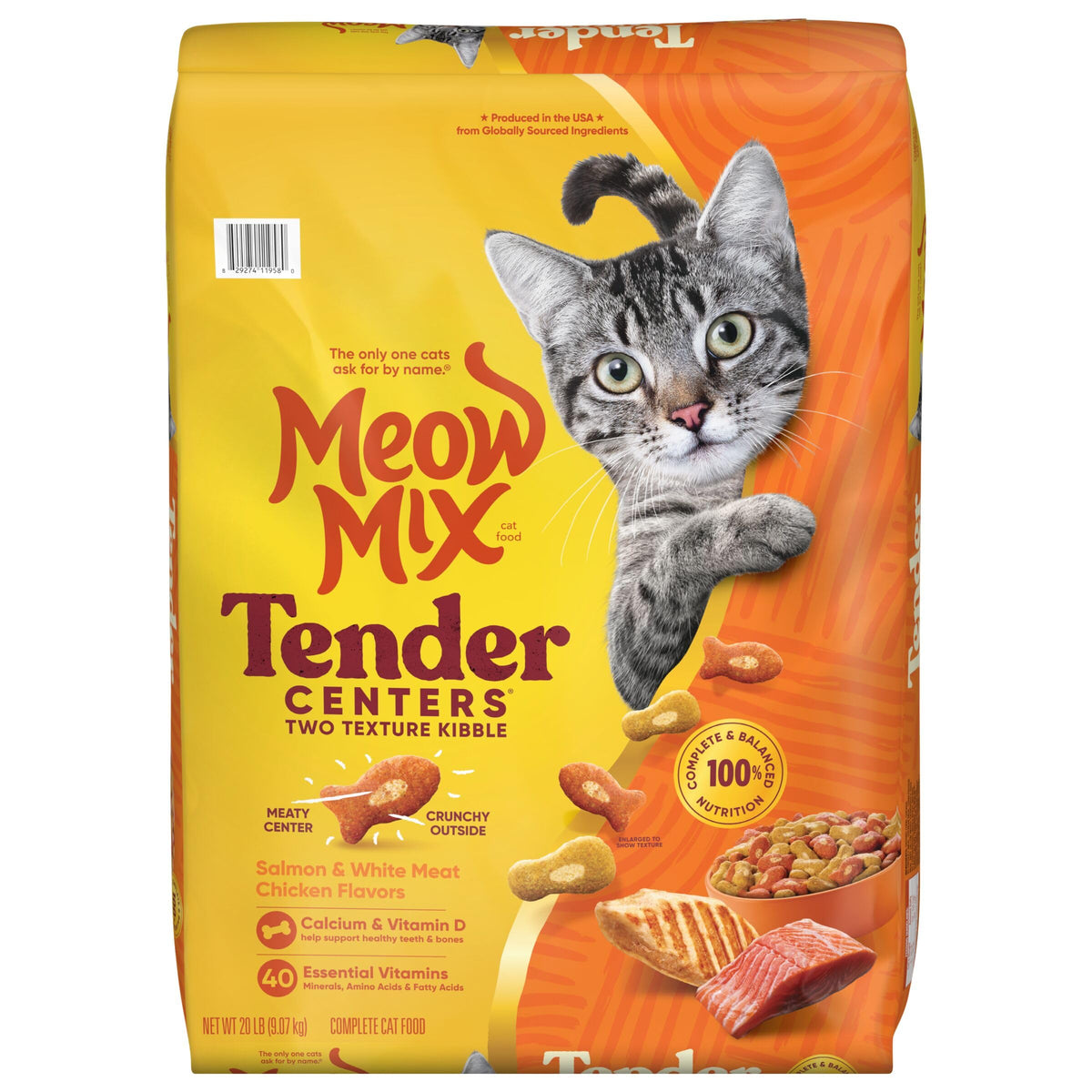 Salmon & White Meat Chicken Flavors 20 lb. Bag N880
