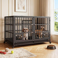 48 inch Heavy Duty Metal Dog Crate with 2 Door C897878