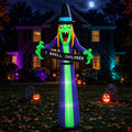 8FT LED Inflatable Witch Yard Decor F116559