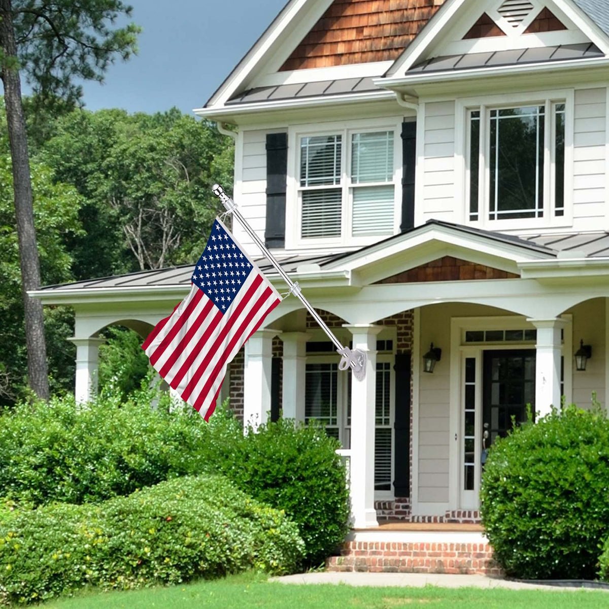 2 Pack 6 ft 1 inch Flag Poles J775