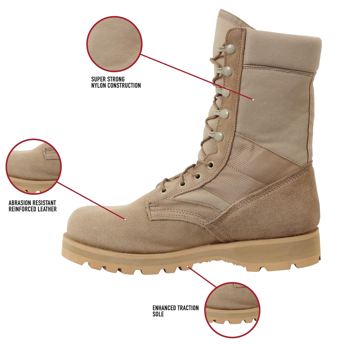 8 Inch Tactical Boots U539