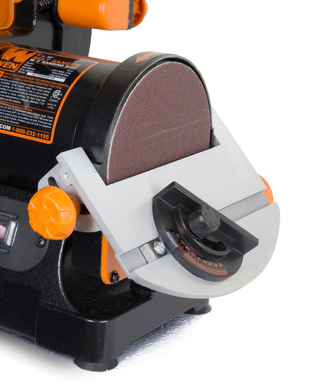 Benchtop Belt and Disc Sander with 1 x 30 in. Belt and 5 in. Sanding Disc Q546562