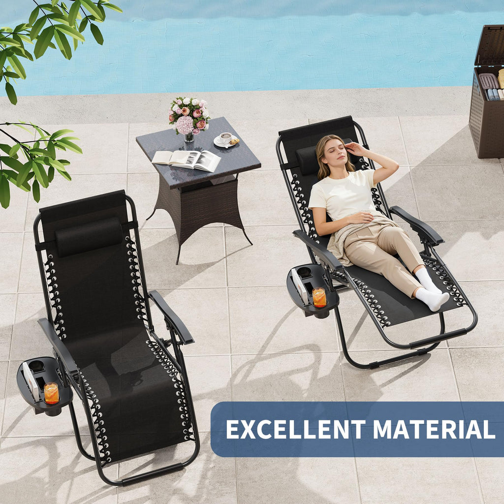 Zero Gravity Chair Set of 2 L4566
