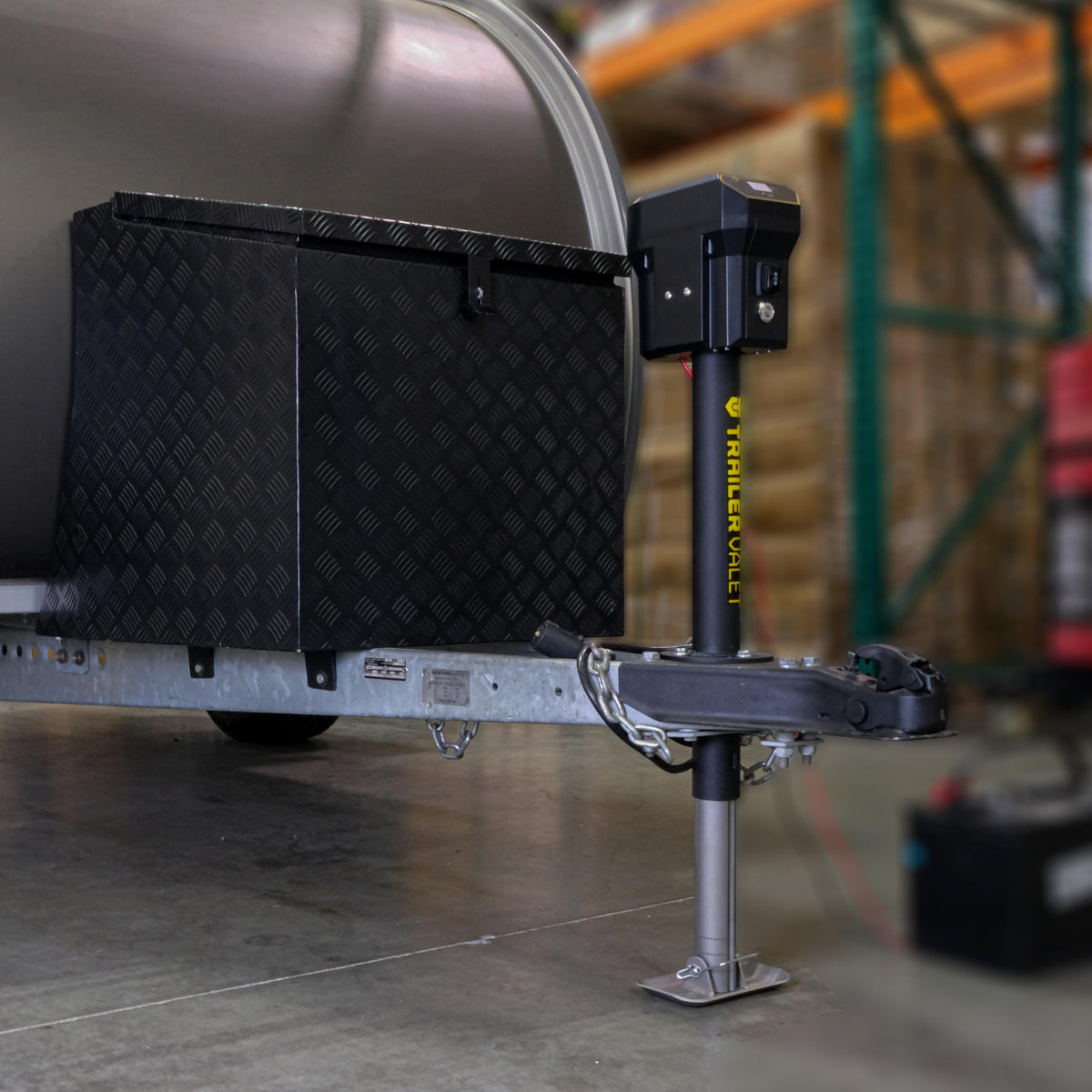 Electric Trailer Jack with Tongue Weight Scale, 3,500 LB Lift Capacity G87509