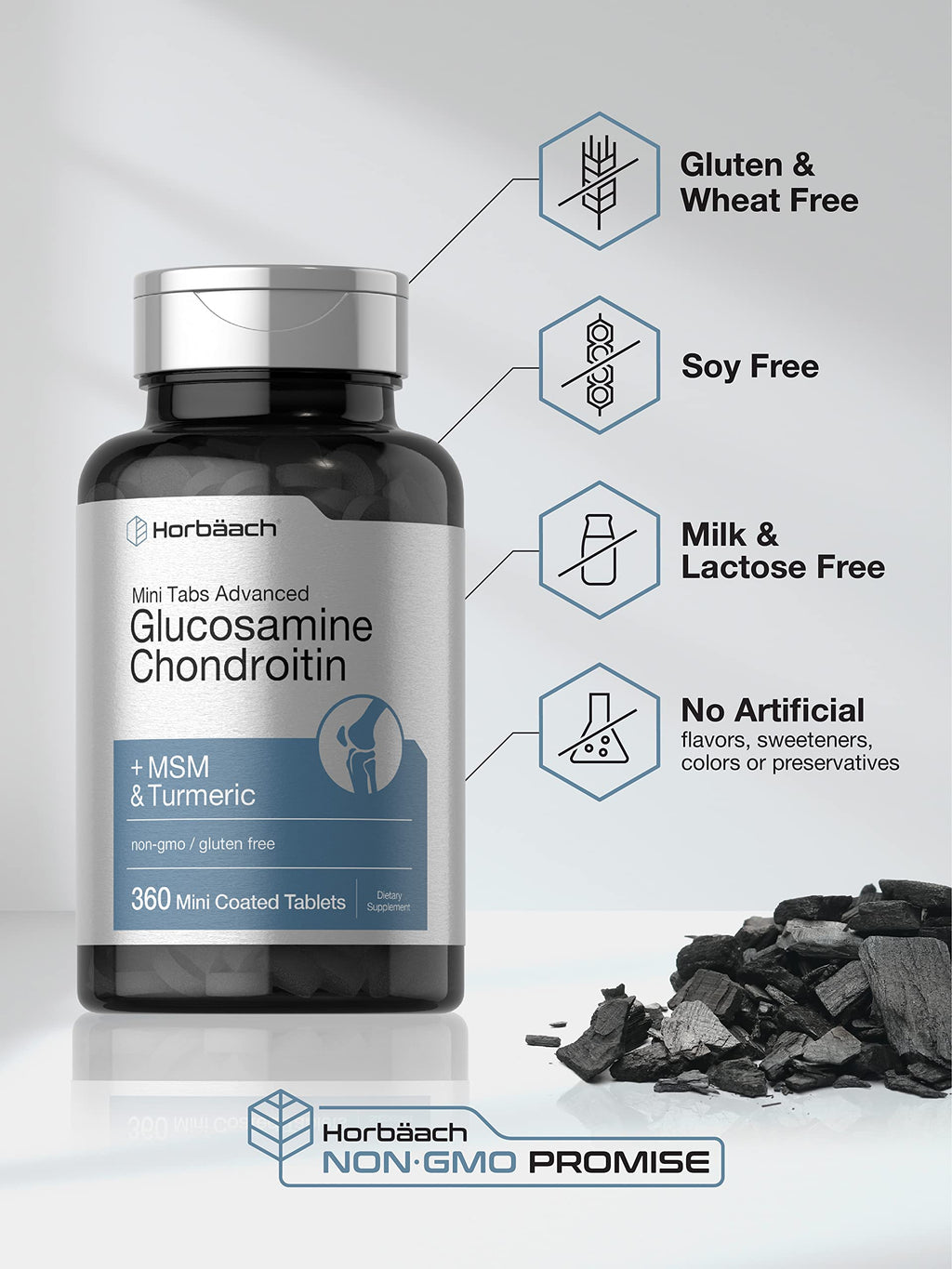 Glucosamine Chondroitin MSM Turmeric 360 Tablets J816917