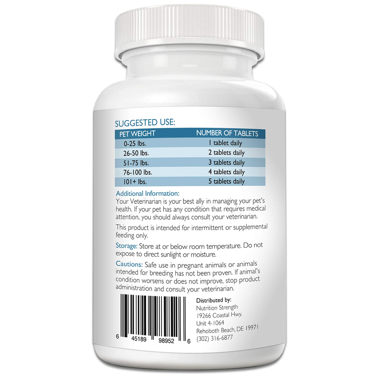 Coenzyme Q10 for Dogs Grain-Free Supplement, 120 Chewable Tablets R2661