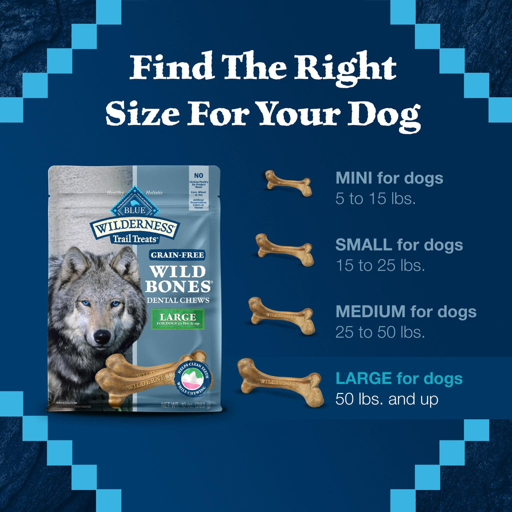 Grain-Free Large Dog Dental Chews S357