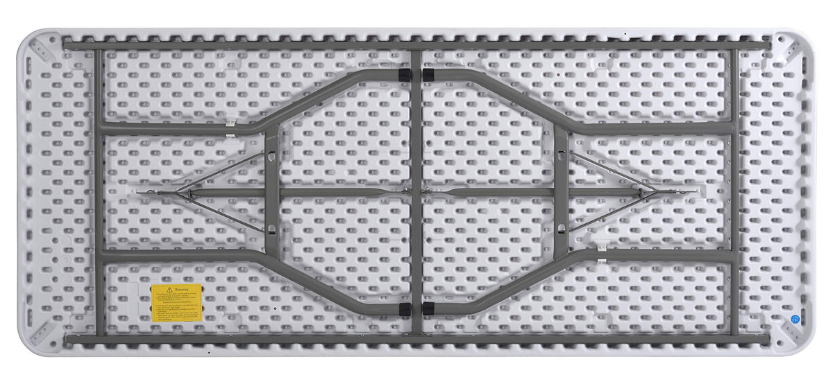 White Folding Utility Table D415607