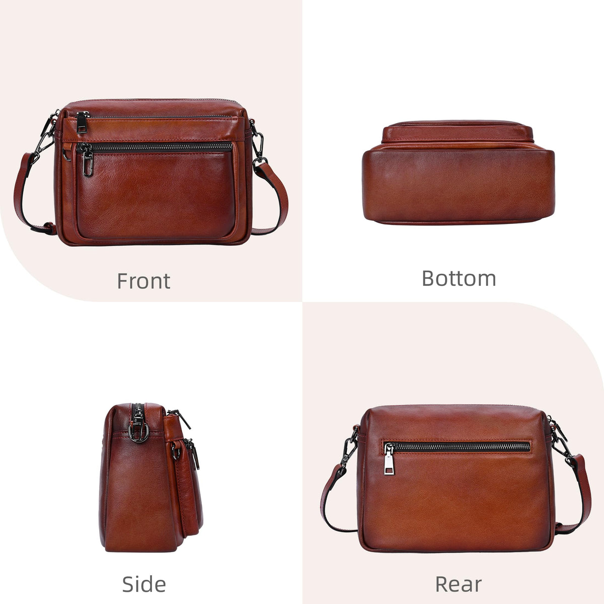 Leather Crossbody Bag K685023