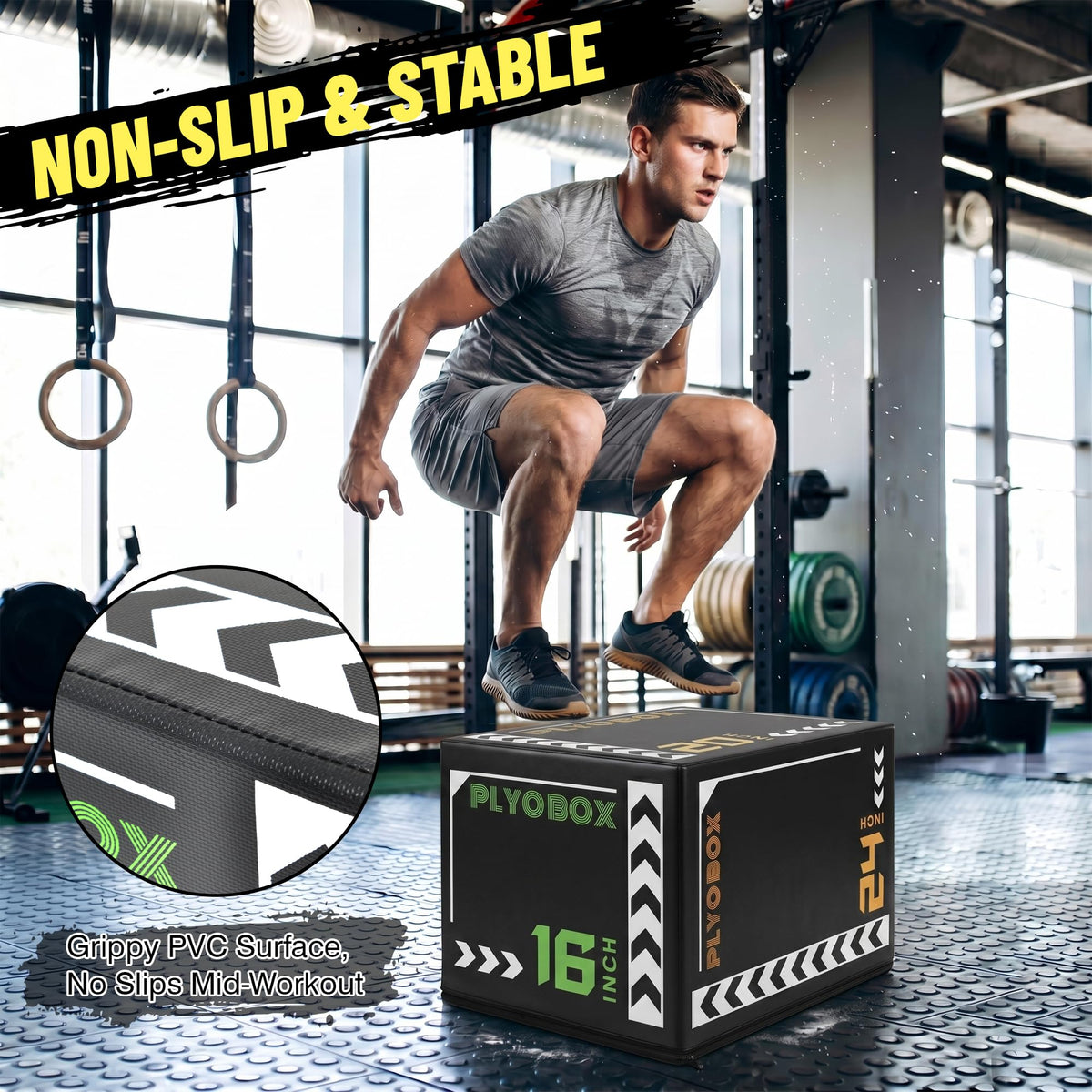 3-in-1 Foam Plyometric Jump Box C9814
