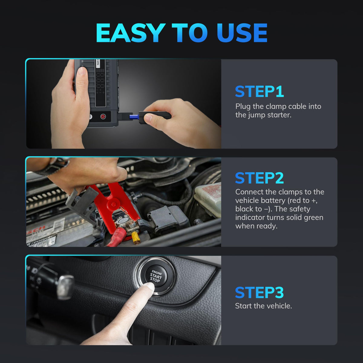 12V Portable Jump Starter P4463
