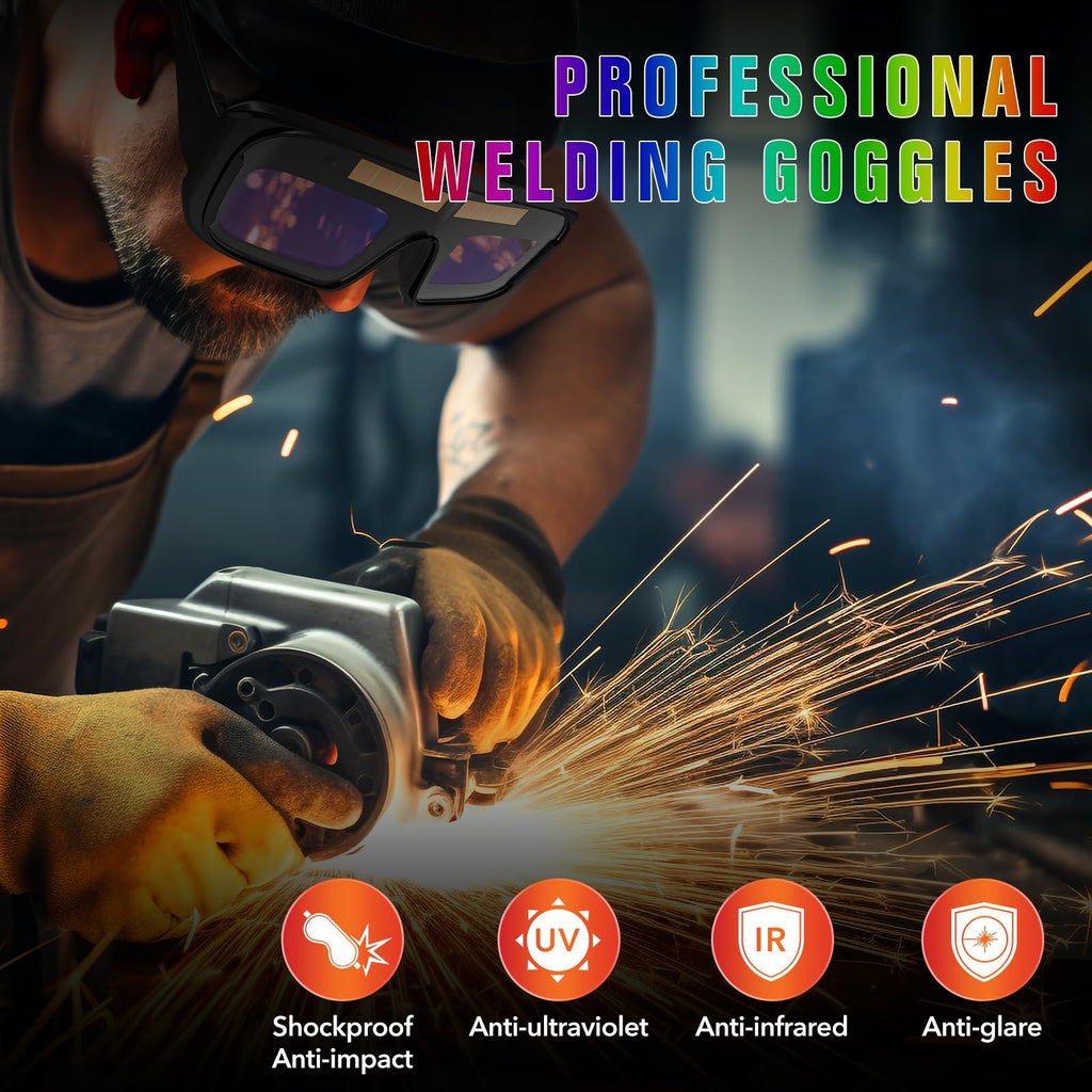 Auto Darkening Welding Goggles R524