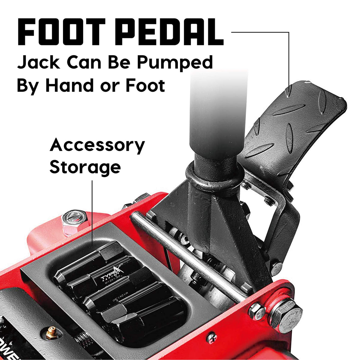 2.5 Ton Low Profile Fast Lift Floor Jack H18076
