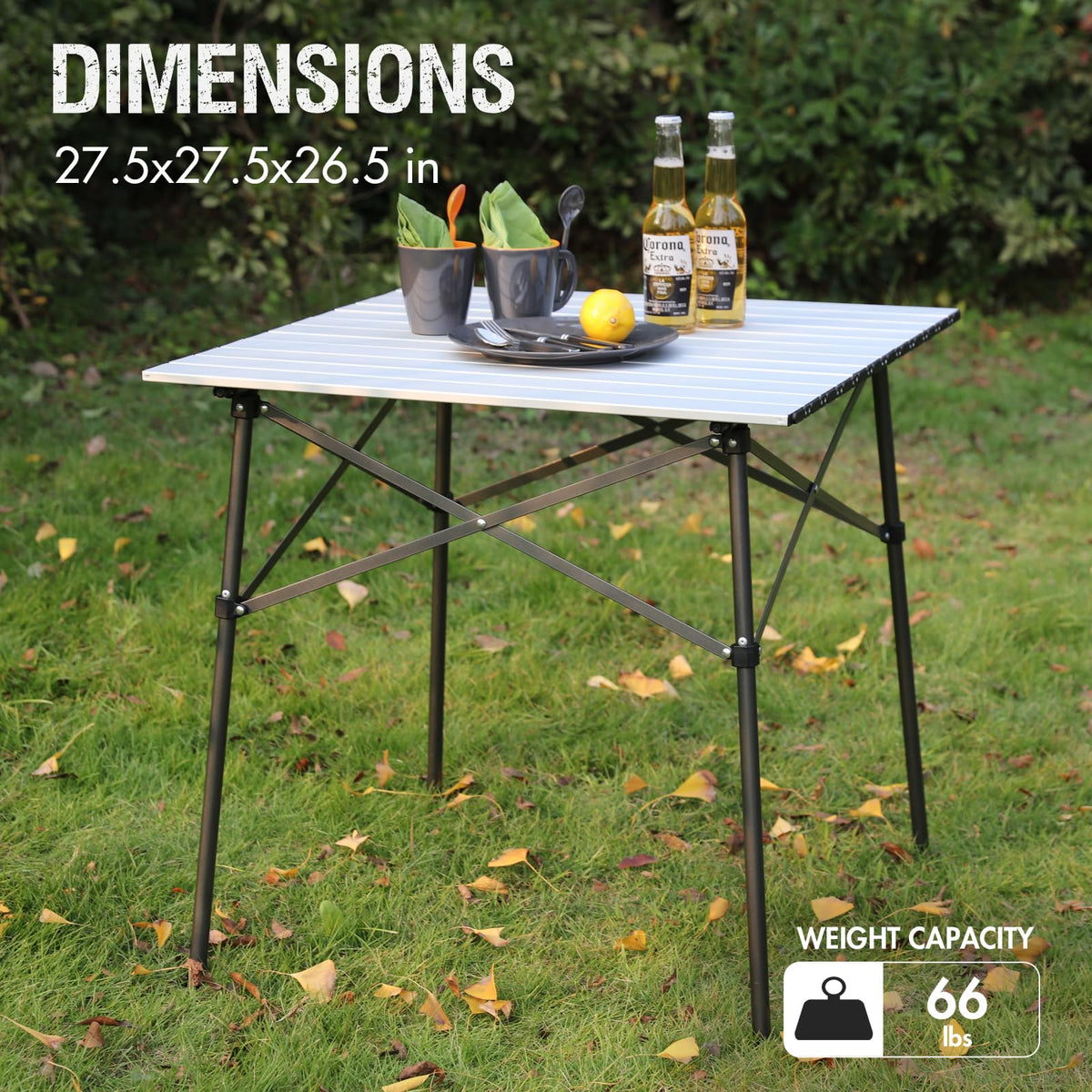 Lightweight Aluminum Folding Table K9735