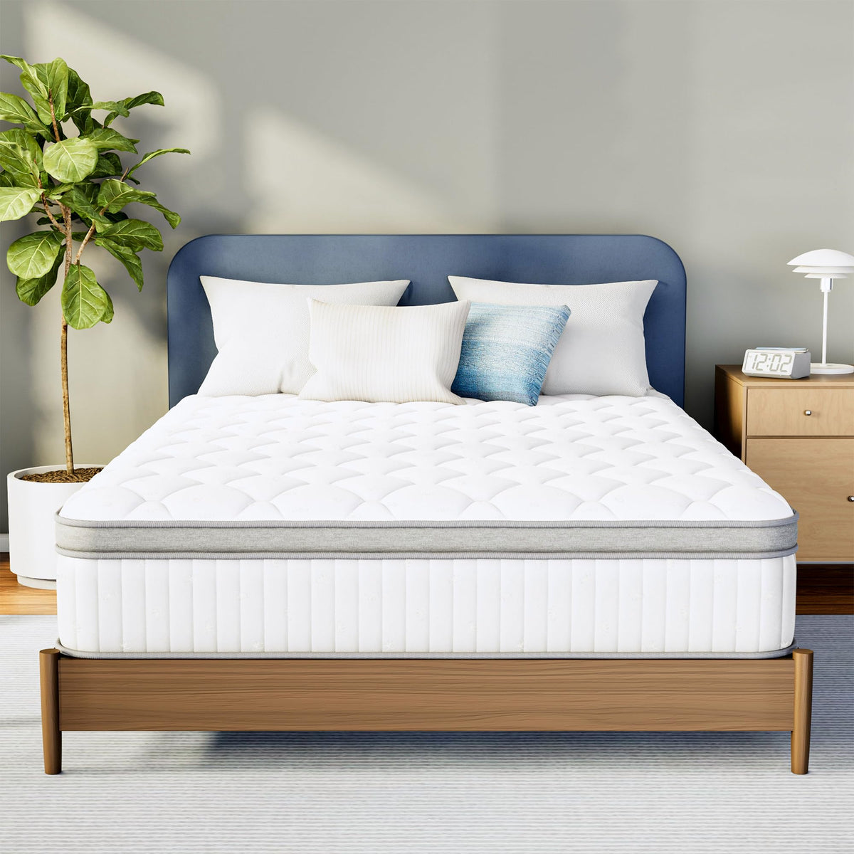 Full Size 10 Inch Hybrid Pocket Spring Mattress Q763