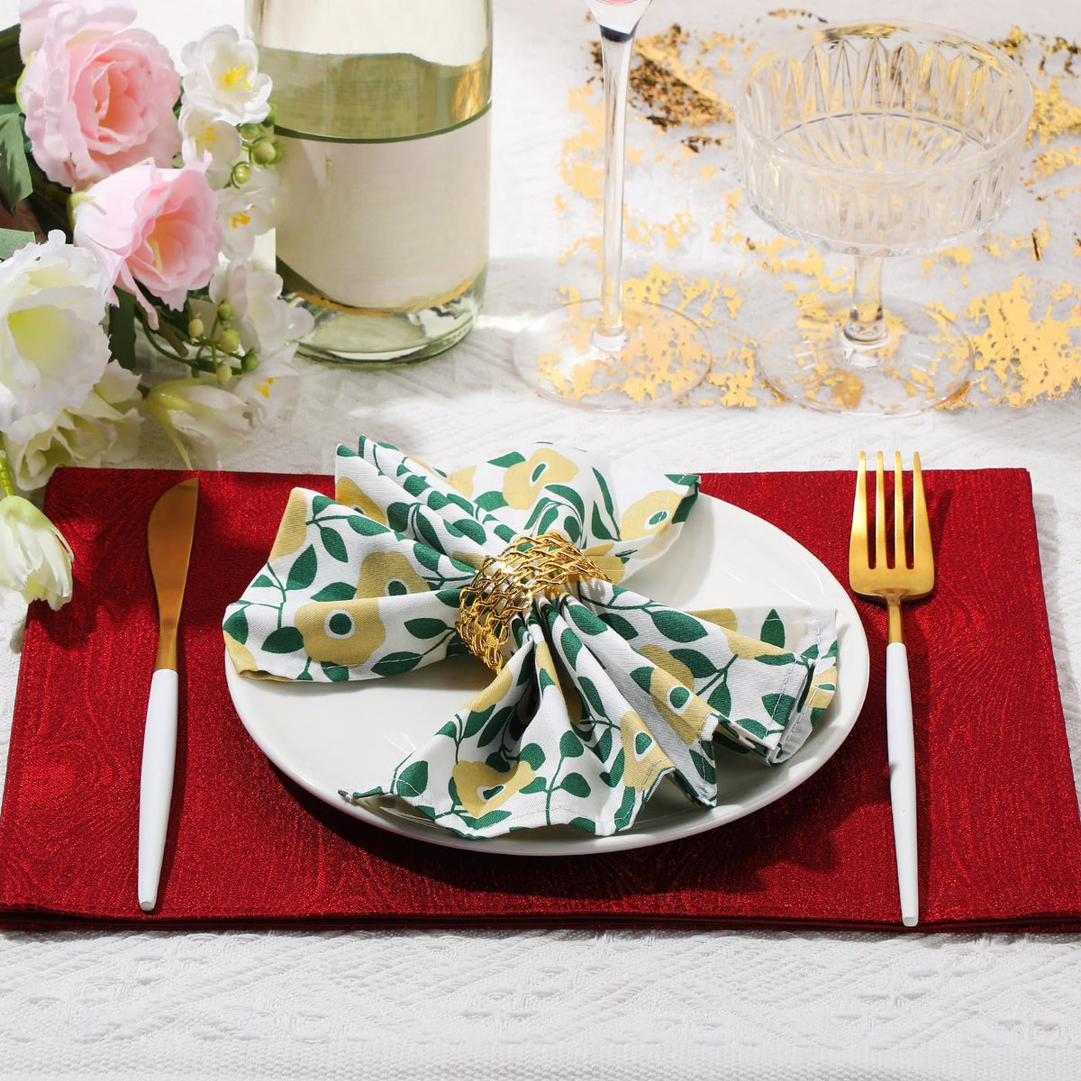 Cotton Cloth Napkins Set of 24 J45447