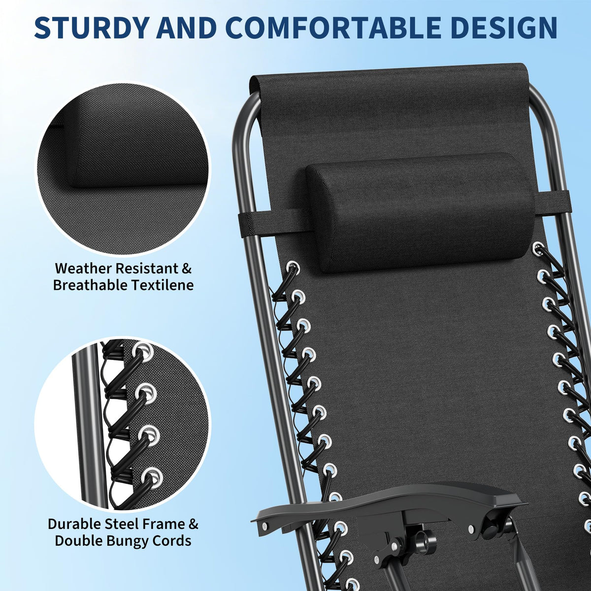 Zero Gravity Chair Set of 2 L4566