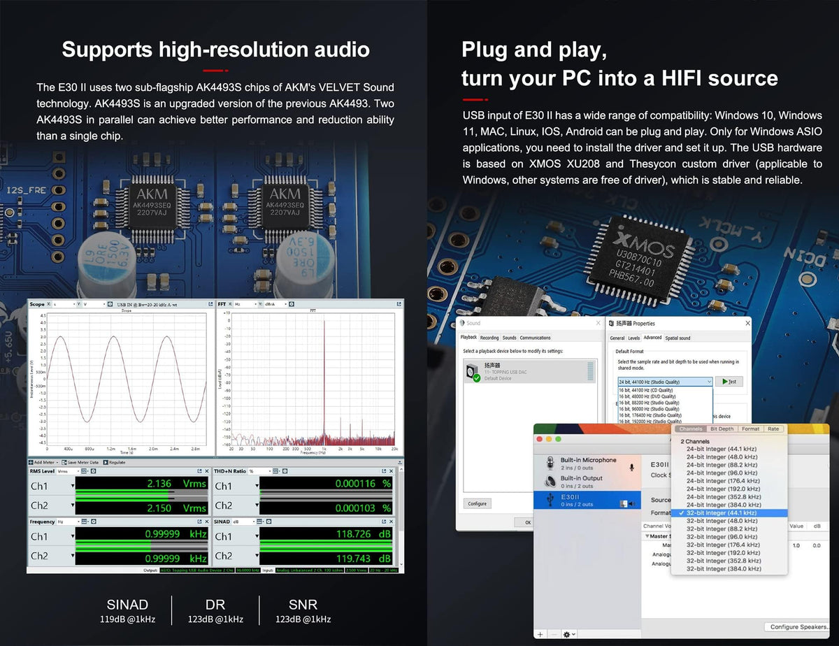 Black Hi-Res Audio DAC Preamp I67274