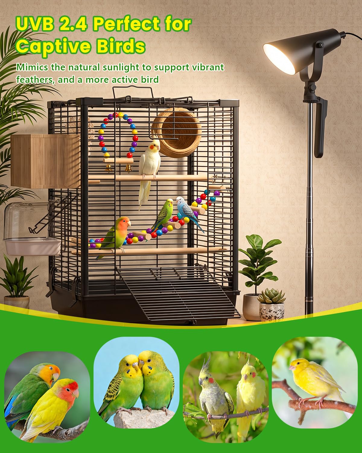 Bird Light with Adjustable Tripod Stand X146440