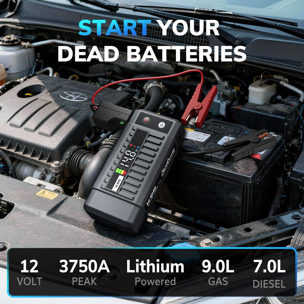 12V Portable Jump Starter P4463