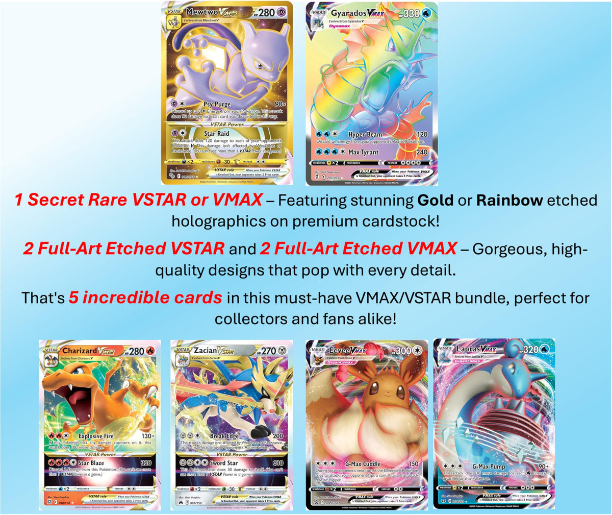 Pokemon Card VMAX VSTAR Bundle I76760