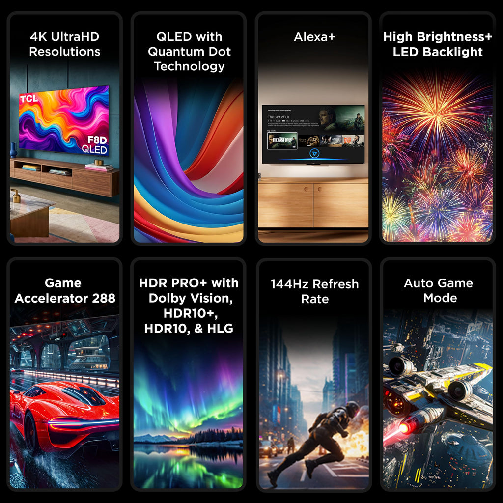 85-Inch 4K QLED Smart TV D7283