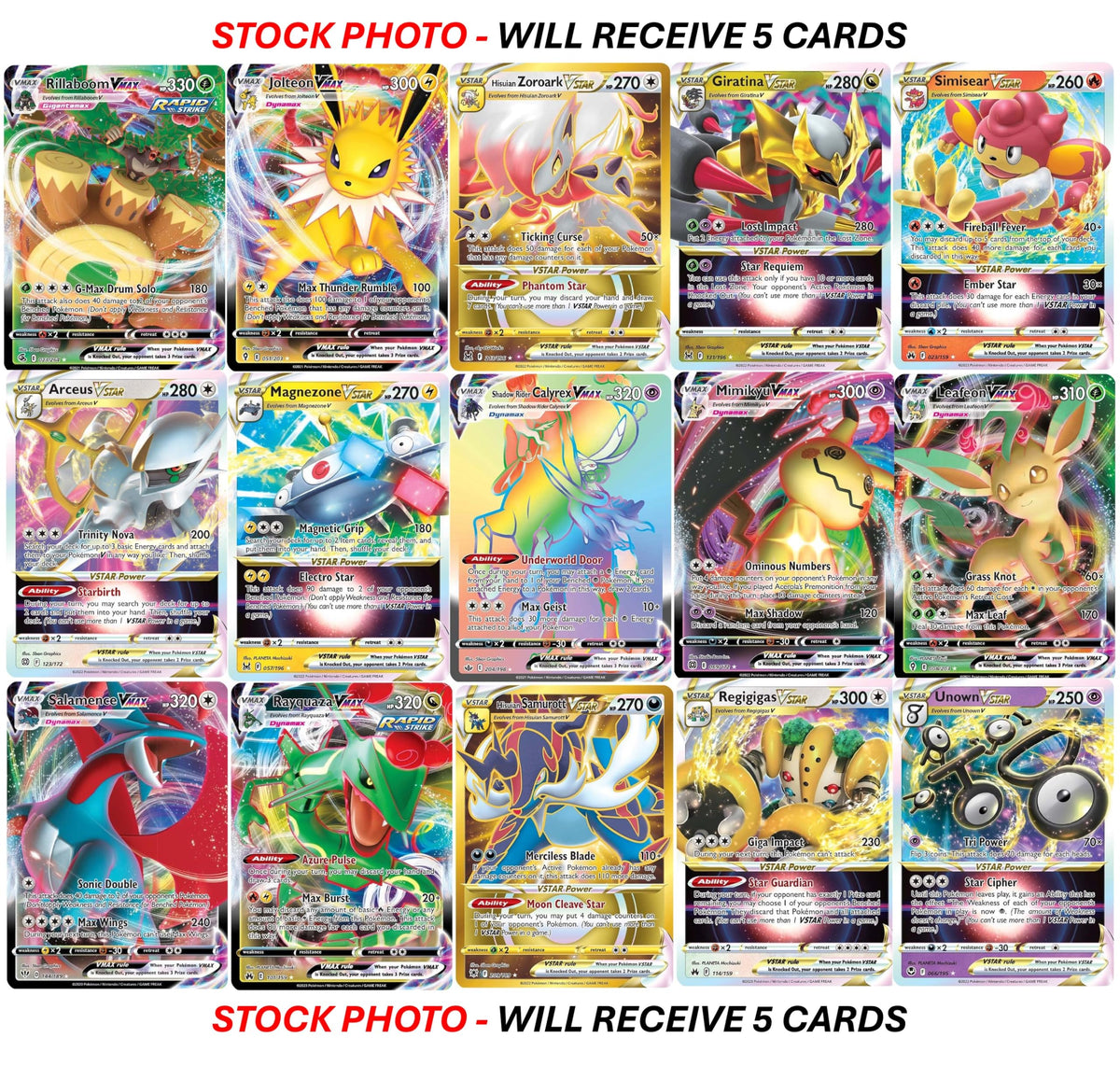 Pokemon Card VMAX VSTAR Bundle I76760